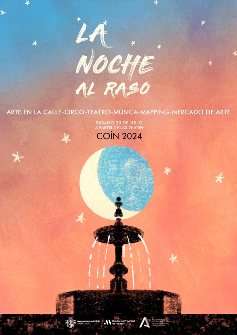 El municipio de Coín celebra el próximo 20 de julio la XIII Noche al Raso