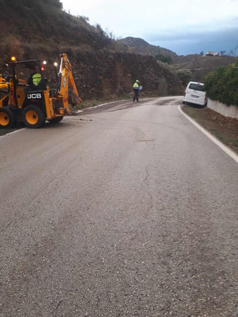 La Diputación trabaja en más de 100 actuaciones de emergencia