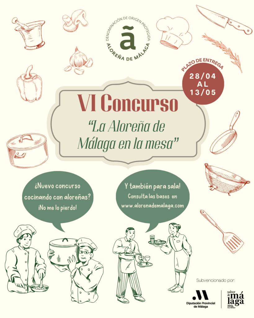 La Diputación impulsa un concurso sobre nuevas recetas con la aceituna aloreña como protagonista