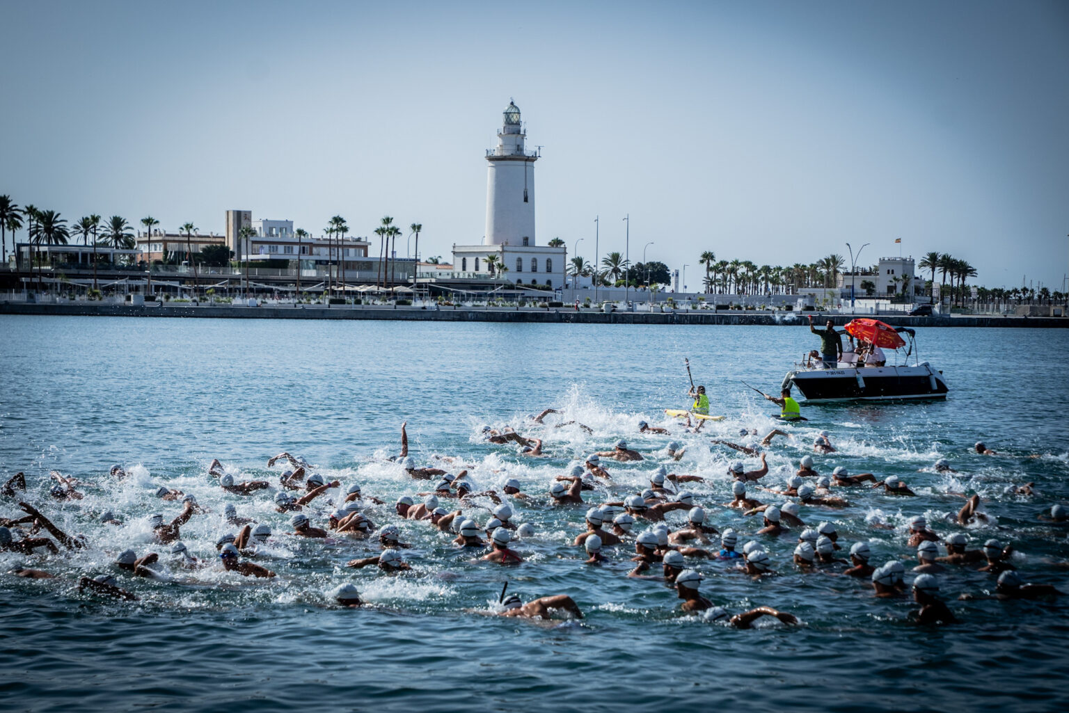 Se ha celebrado la 65.ª edición de la Travesía a Nado del Puerto de Málaga